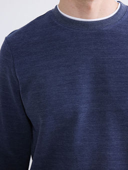 Bisiklet Yaka Erkek Sweatshirt