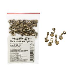 Бусина Zlatka латунь PND-26 20 шт №1 Мешок  фото 4