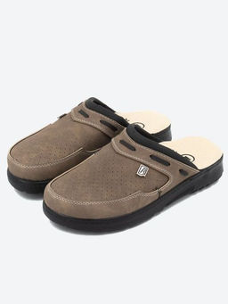 504 | Ivan 2.0 Мужские тапочки-сабо (коричневый) - Milka shoes&more фото 2