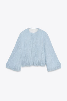 FRINGED JACKET - Zara фото 7