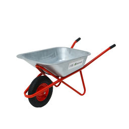 Тачка строительная, 1 пневмоколесо, груз/п 200 кг, объем 110 л, оцинкованный кузов 0,8 мм, Greengo  фото 9