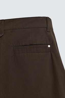 PLEATED WIDE-LEG TROUSERS - Zara фото 18