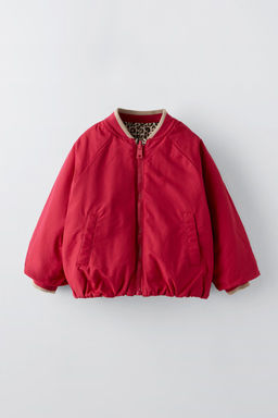 REVERSIBLE ANIMAL PRINT BOMBER JACKET - Zara фото 2
