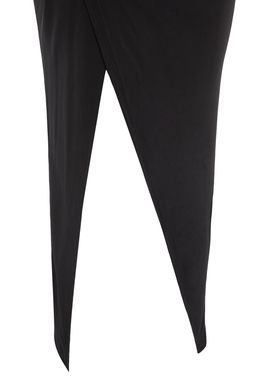 Trendyolmilla Siyah Kruvaze Yaka Cut Out/Pencere Detayl? Orme S?k Abiye Elbise TPRAW23EL00272