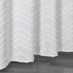 VAL NC-2-SC-1818 Штора для ванной комнаты, полиэстер, 180*180 см, фактурн., белый, BOTANIC FACTURE, шт