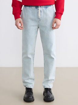 Loose Fit Erkek Jean Pantolon