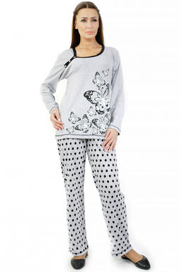 Арт. 4289 Пижама с брюками 48-52 (3 шт) Цвет:ассорти