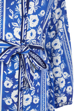 Cicek Desenli Dokuma Plaj Midi Elbise TBESS25EL00012 - Trendyolmilla фото 7