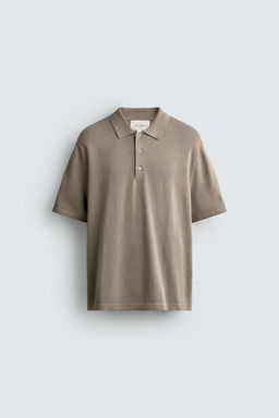 POLO PUNTO REGULAR FIT / Gris topo