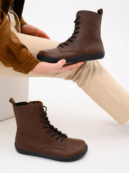 Босоногие ботинки 351.NATAbl.Светло-коричневый оттима/шерсть