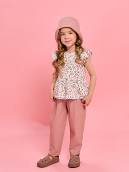 Футболка с баской Цветы - Bungly фото 10