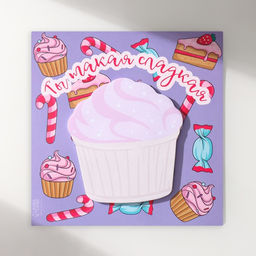 Магнит на холодильник с блоком для записей «Ты такая сладкая», 12.5×12.5 см