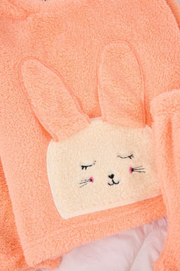 Pembe Mini Me Pelus Orme K?z Cocuk Pijama Tak?m? TKDAW26PT00014 - Trendyolmilla фото 6