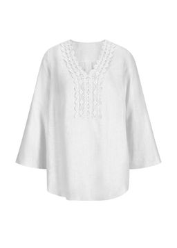 Блузка, экрю - Linea tesini фото 2