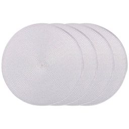 НАБОР ПОДСТАНОВОЧНЫХ САЛФЕТОК NATIVE GREY ИЗ 4 ШТ., ДИАМЕТР=38 СМ - Lefard фото 2