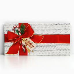 Цена за 10 шт. Конверт для денег без эффектов «С Новым годом», бант, 16.5×8 см