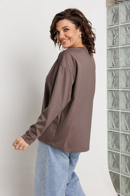 Джемпер BegiModa 4158 фиолетовый кварц  фото 3