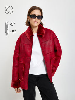 10200650016 Куртка жен. Jardin красный