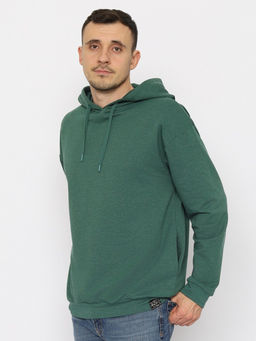 CRB wear/CWSM 60315-18 Толстовка мужская,зеленый меланж/Ex.Cherubino  фото 3