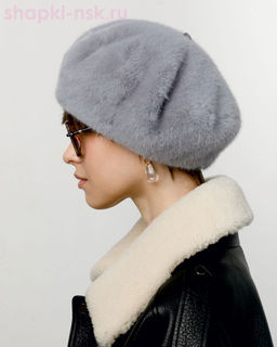 Лиз Берет женский экомех норка (56-58)