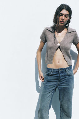 BUTTONED KNIT CARDIGAN - Zara фото 2