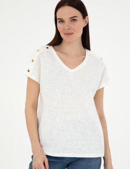 Ekru Regular Fit Ti__rt - Pierre cardin фото 3