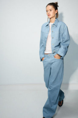 ZW COLLECTION TAPERED MID-WAIST JEANS