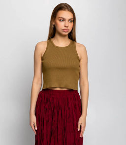 Топ #КТ83020, оливковый