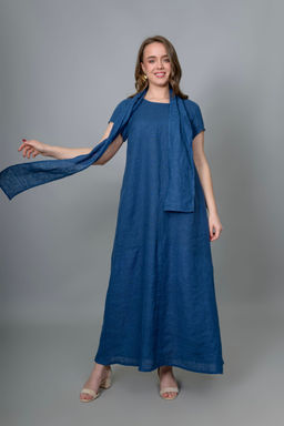 Платье  100% лен