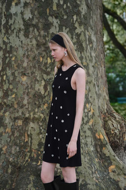 Embellished fine-knit dress - H&m фото 4