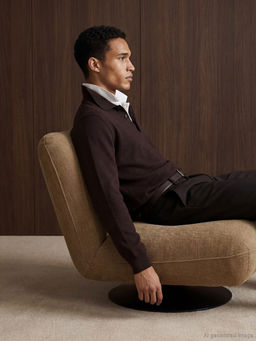 Polo Yaka Erkek Triko Kazak