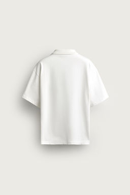 POLO RELAXED FIT F?TBOL RETRO / Blanco roto - Zara фото 8
