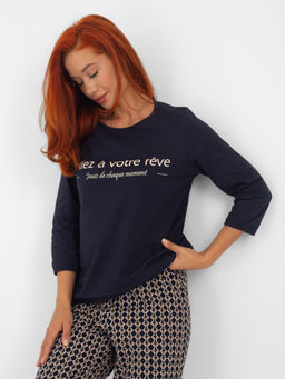 Пижама женская кулирка с брюками "ФИБИ" ЦЕПИ