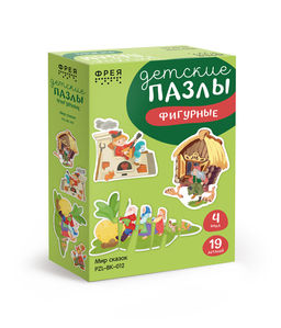 ФРЕЯ PZL-BК-012 Пазлы для малышей Мир сказок 19 элемент
