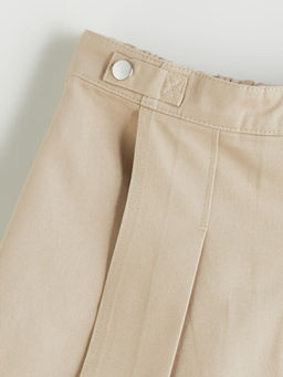 Basic Gabardin K?z ?ocuk ?ort Etek