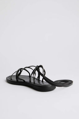 Trendyol Shoes Taba Bilekten Baglamal? Parmak Aras? Kad?n Sandalet TAKSS25SD00021 - Trendyolmilla фото 13