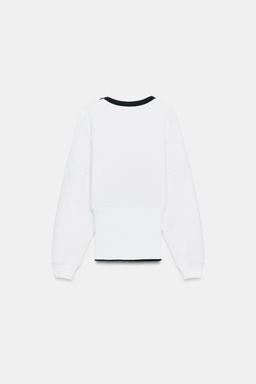 RIBBED T-SHIRT WITH BUTTONS - Zara фото 8