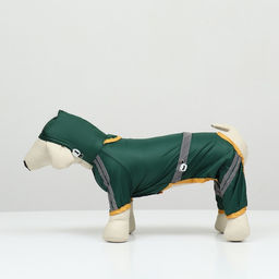 Комбинезон для собак, демисезонный, размер M (ДС 25-27, Ог 35-37, ОШ 27-29 см), зелёный - Simaland фото 5