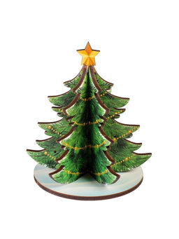 Модель из дерева WoodLand Toys «Ёлка сборная. Новогодние украшения»