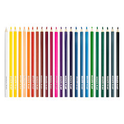 Лео Играй Набор цветных трехгранных карандашей LGCP-24 заточенный 4 х 24 цв - Vista-artista фото 4