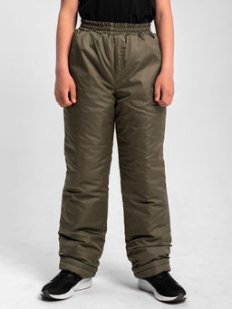 Брюки зимние для мальчика хаки