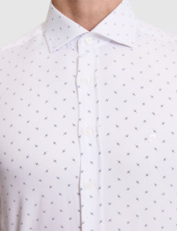 Beyaz Slim Fit Uzun Kollu G_mlek