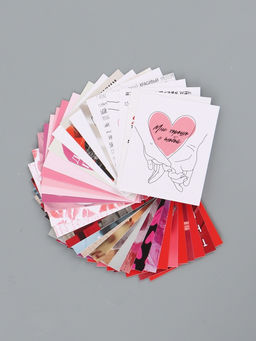 Открытки мини «Любовь», набор 35 шт., 8×9.5 см