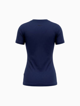 Футболка со вставками женская Resport, бифлекс, размер XL (50), синяя