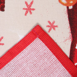 Цена за 2 шт. Набор новогодних полотенец «Доляна. Новогодние игрушки», 28×46 см - 2 штуки, 100% хлопок, рогожка 164 г/м²