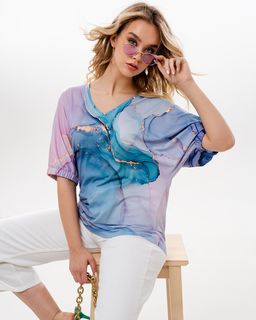 Футболка с авторским принтом 17.3.1 - Elena sorti фото 2
