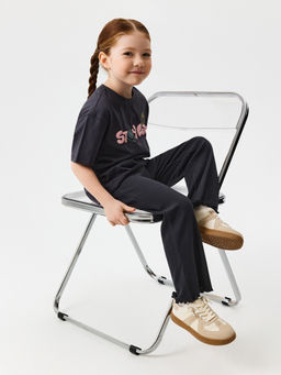 ACOOLA / Брюки детские для девочек Panduri графитовый фото 6