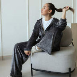 Комплект ПРЕМИУМ ВЕЛЮР оверсайз на молнии - Knitka wear фото 3