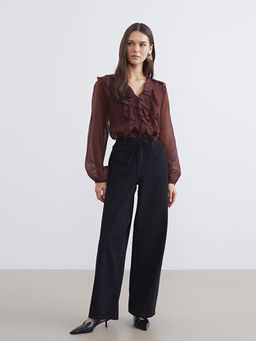 Baggy Fit Kad?n Jean Pantolon