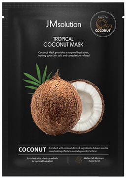 JMSOLUTION Тканевая маска увлажняющая с кокосом Tropical Coconut Mask (30 мл)
